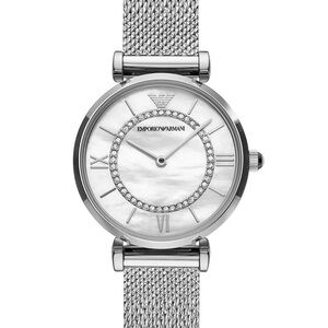 Emporio Armani Silver Mesh Women's Watch